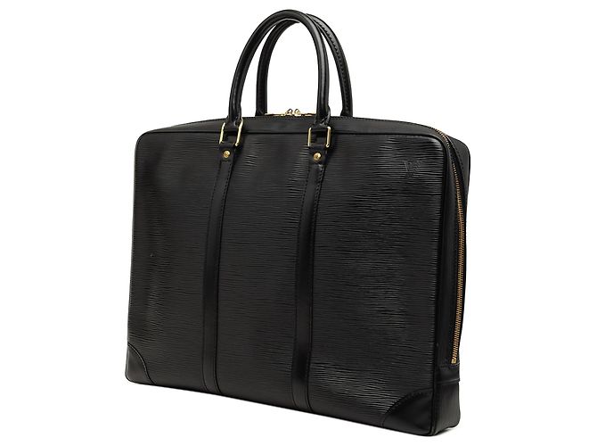 Borsa da viaggio business Epi Porte Documents nera Louis Vuitton Nero - vista 2