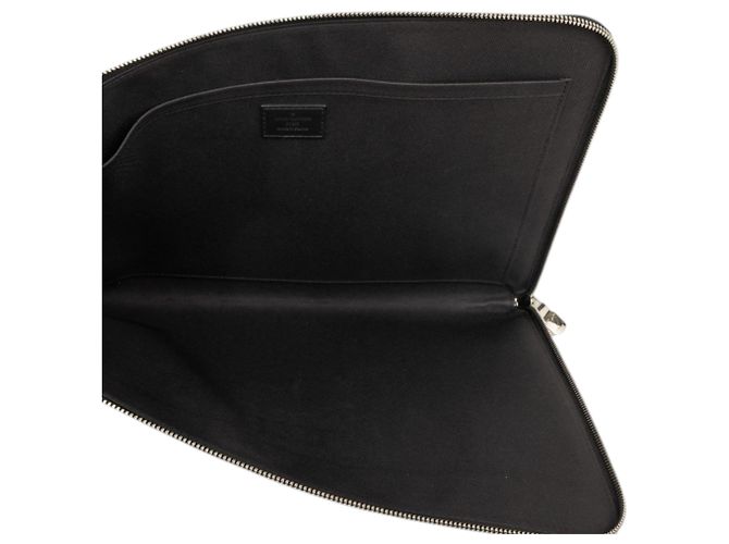 Clutch Bag Pochette Jour GM in Damier Graphite nero Louis Vuitton - vista 4