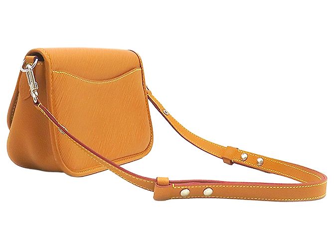 Borsa a tracolla Louis Vuitton Epi Buci Tan Cammello - vista 2