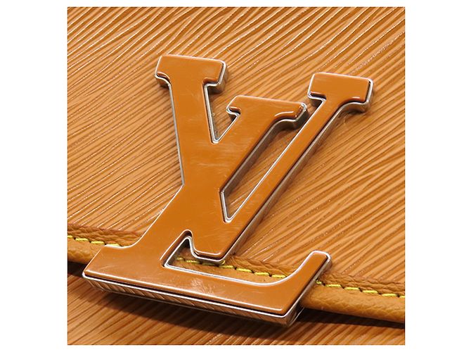 Borsa a tracolla Louis Vuitton Epi Buci Tan Cammello - vista 7