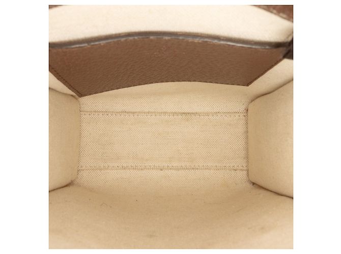 Borsa Gucci Mini Jumbo GG Canvas Web beige - vista 4