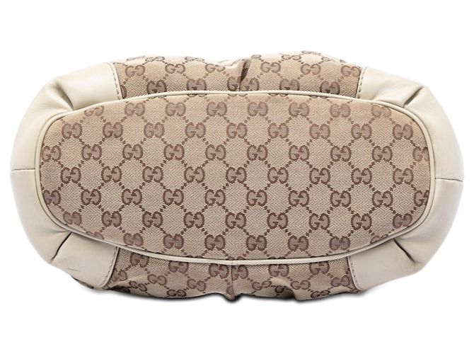 Borsa Sukey in tela Gucci GG bianca Bianco - vista 3