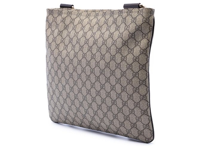 Borsa a tracolla Gucci GG Supreme beige - vista 2