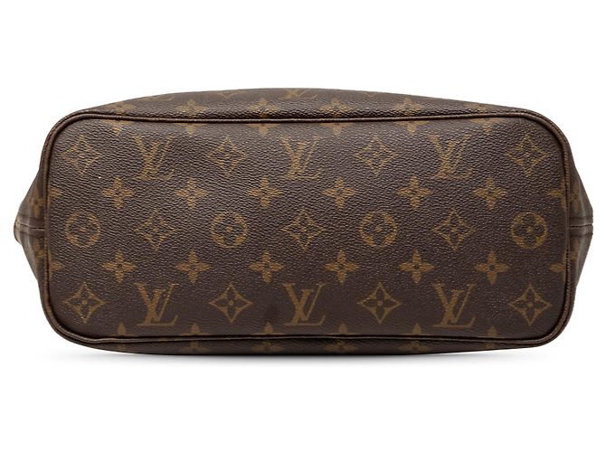 Borsa Tote Louis Vuitton Monogram Neverfull PM marrone - vista 3