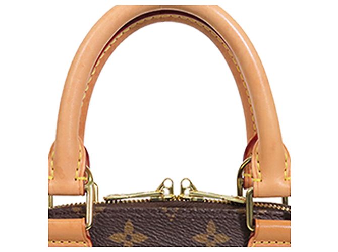 Borsa Louis Vuitton Monogram Alma BB marrone - vista 10
