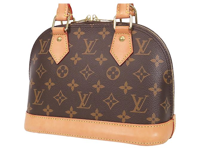 Borsa Louis Vuitton Monogram Alma BB marrone - vista 2