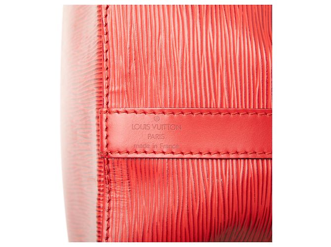Borsa a secchiello Petit Noe in Epi rosso Louis Vuitton - vista 5