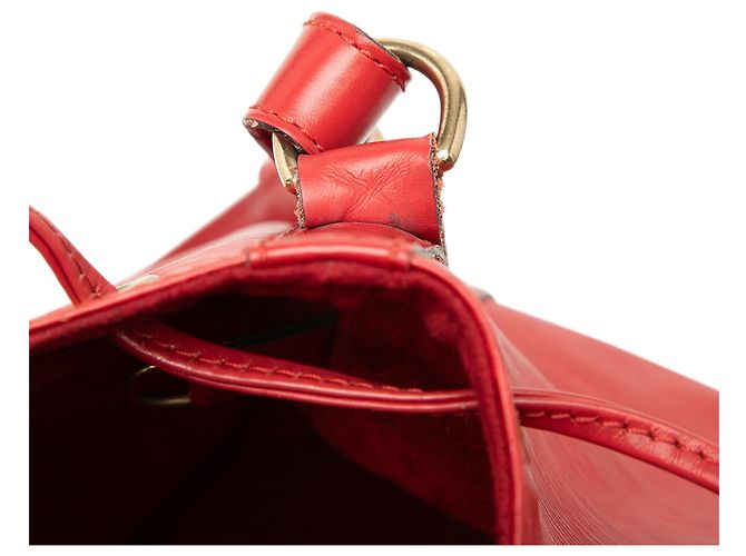 Borsa a secchiello Petit Noe in Epi rosso Louis Vuitton - vista 6
