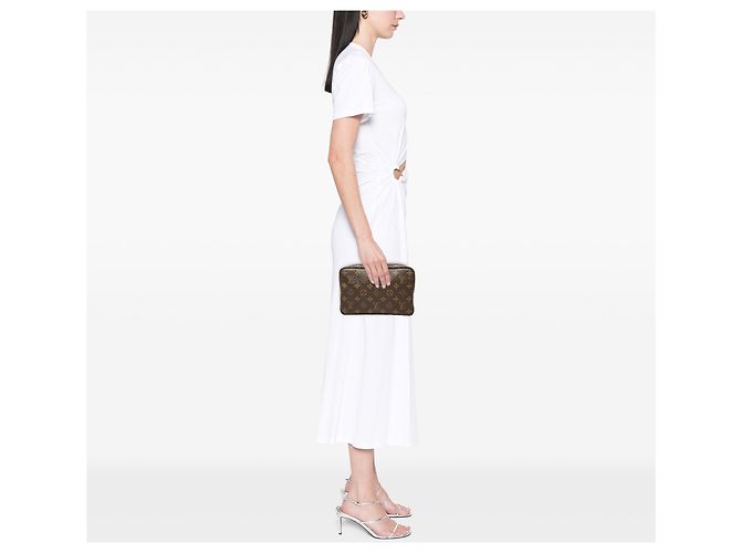 Necessaire Louis Vuitton Monogram marrone 23 Clutch Bag - vista 6