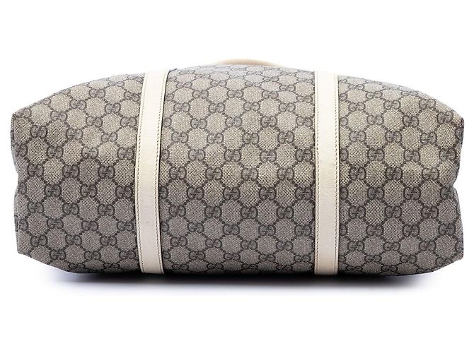 Tote verticale Gucci GG Supreme beige - vista 3