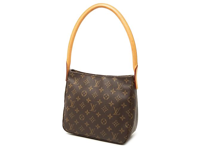 Borsa a tracolla Louis Vuitton Monogram Looping MM marrone - vista 2