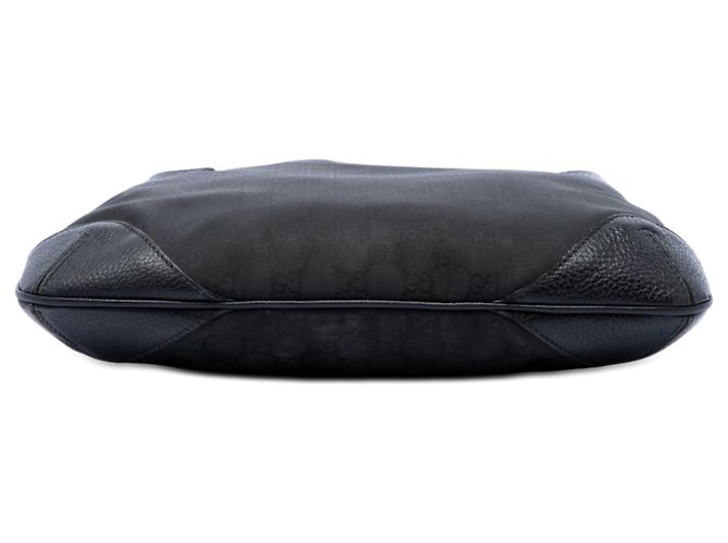 Borsa a tracolla in denim Gucci GG nero - vista 3