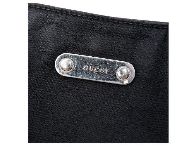 Borsa a tracolla in denim Gucci GG nero - vista 5