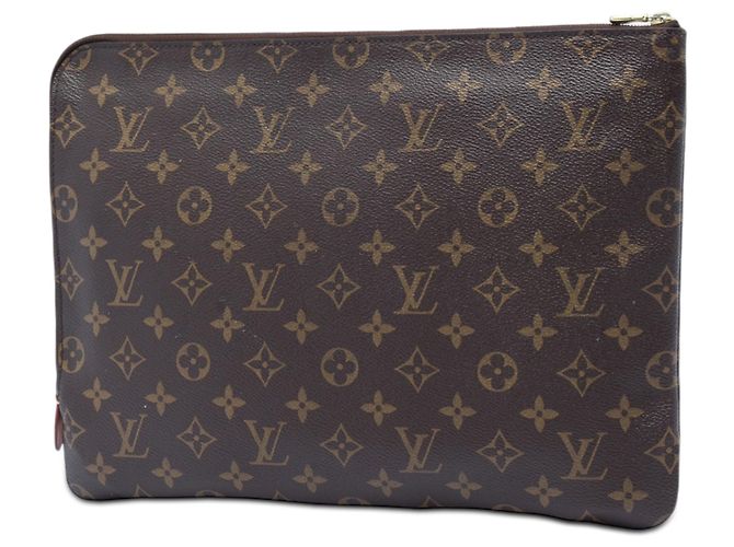Borsa a Mano Louis Vuitton Monogram Etui Voyage MM Marrone - vista 2