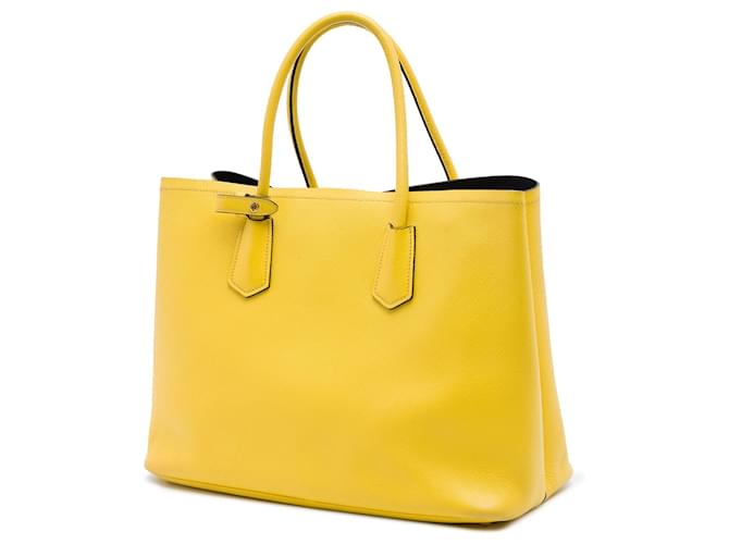 Borsa Double Saffiano Medium gialla Prada Giallo - vista 2