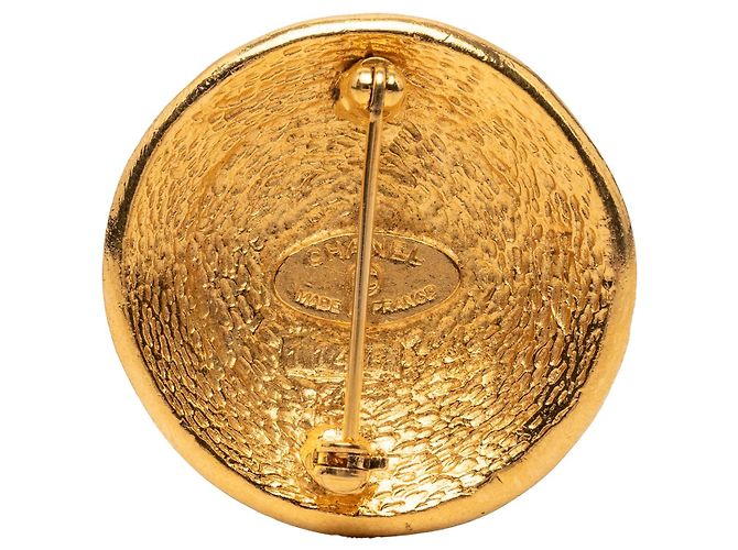 Spilla Medaglione 31 Rue Cambon Placcata Oro Gold Chanel - vista 2