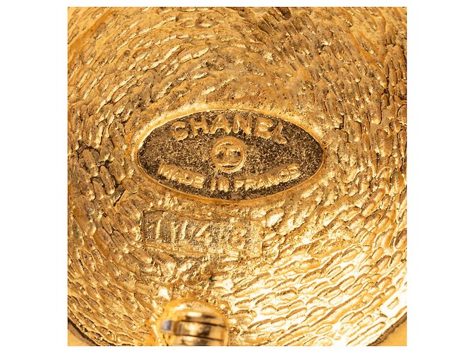 Spilla Medaglione 31 Rue Cambon Placcata Oro Gold Chanel - vista 3