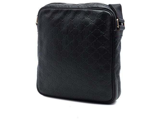 Borsa a tracolla Gucci Guccissima nera Nero - vista 2