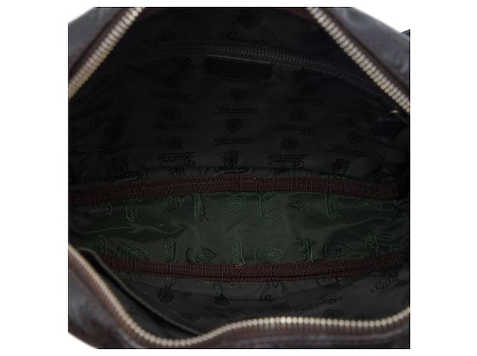 Borsa a tracolla Gucci Guccissima nera Nero - vista 4