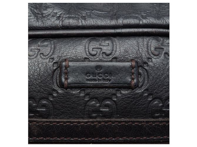 Borsa a tracolla Gucci Guccissima nera Nero - vista 5