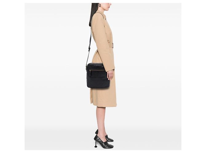 Borsa a tracolla Gucci Guccissima nera Nero - vista 6