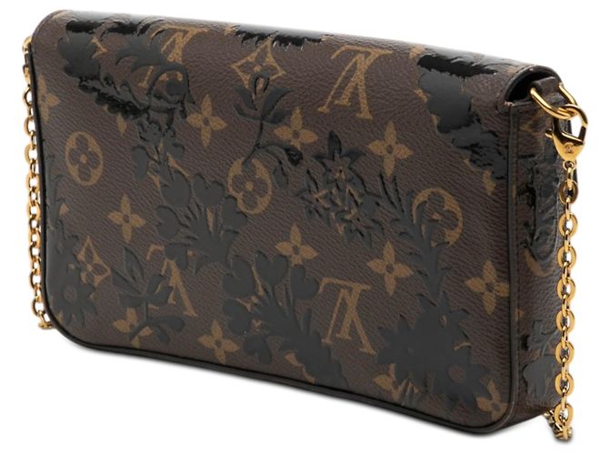Pochette Félicie Borsa a tracolla Louis Vuitton Monogram Blossom Pochette Felicie marrone - vista 2