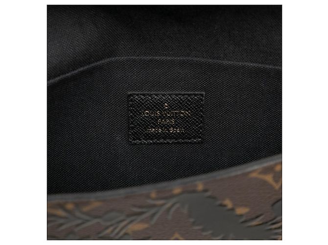 Pochette Félicie Borsa a tracolla Louis Vuitton Monogram Blossom Pochette Felicie marrone - vista 5