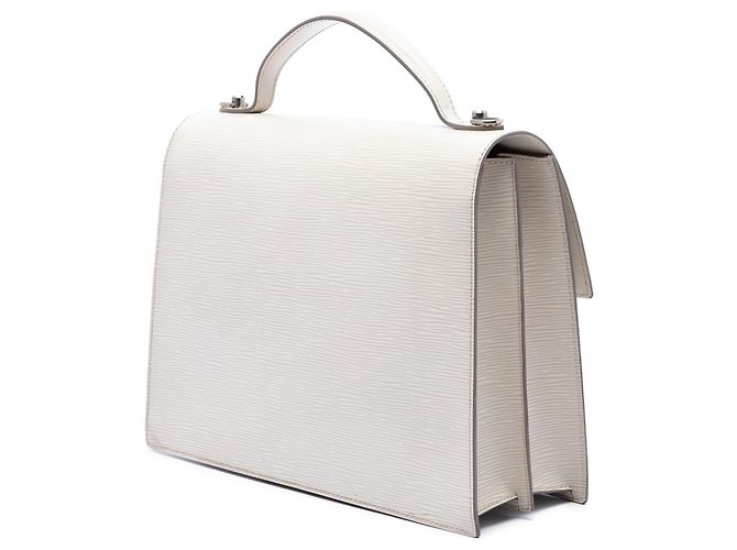 Twist Borsa Louis Vuitton Epi Sevigne GM bianca Bianco - vista 2