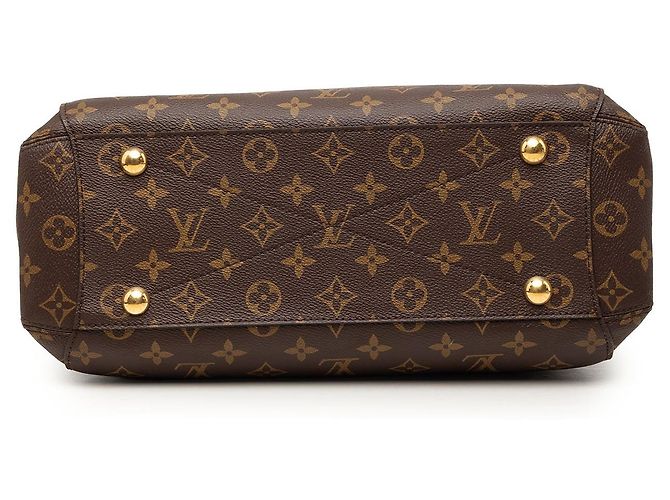 Borsa Louis Vuitton Monogram Montaigne MM marrone - vista 3