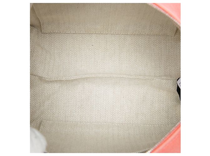Piccola borsa vanity Hermès Small Toile Bride A Brac rosa - vista 4