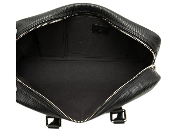 Borsa Louis Vuitton Epi Vivienne Long MM nera Nero - vista 4