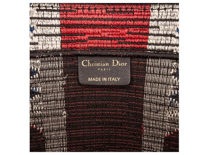 Book Tote Dior Large French Flag Blu - vista 7