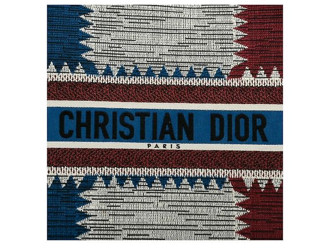 Book Tote Dior Large French Flag Blu - vista 9