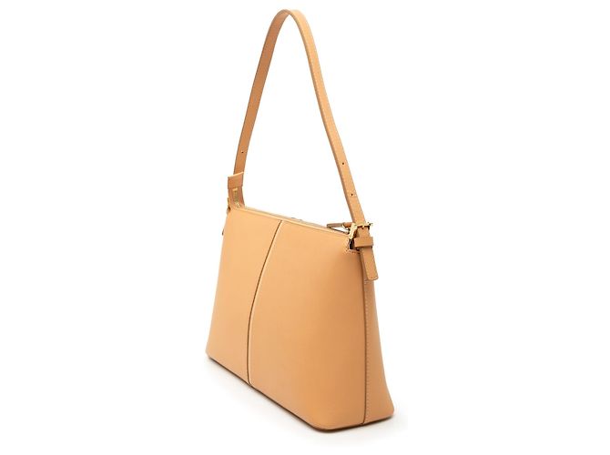 Borsa a tracolla in pelle arancione Burberry - vista 2