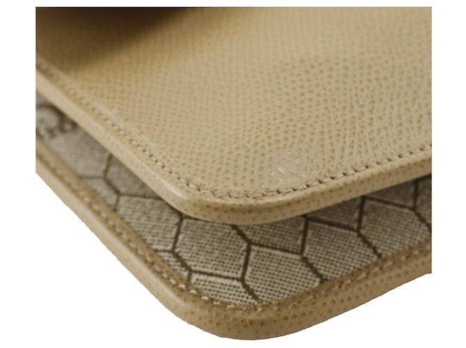 Borsa a tracolla in pelle beige Dior con catena - vista 11