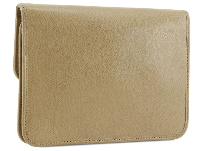 Borsa a tracolla in pelle beige Dior con catena - vista 3