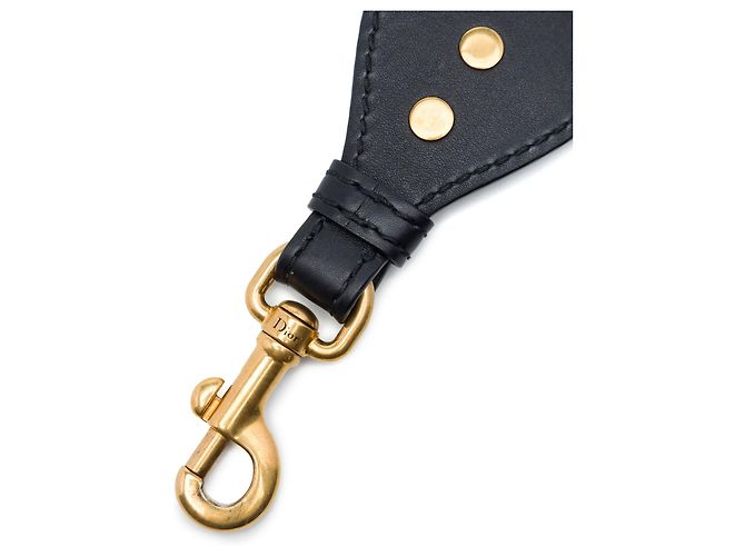 Weißer Dior bestickter Canvas-Bag-Strap - Ansicht 4