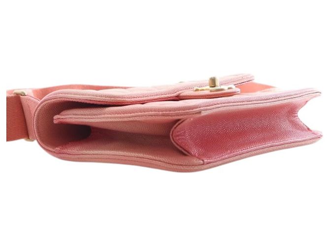 Borsa Chanel Small Quilted Caviar Sunset On The Sea Flap Rosa - vista 10