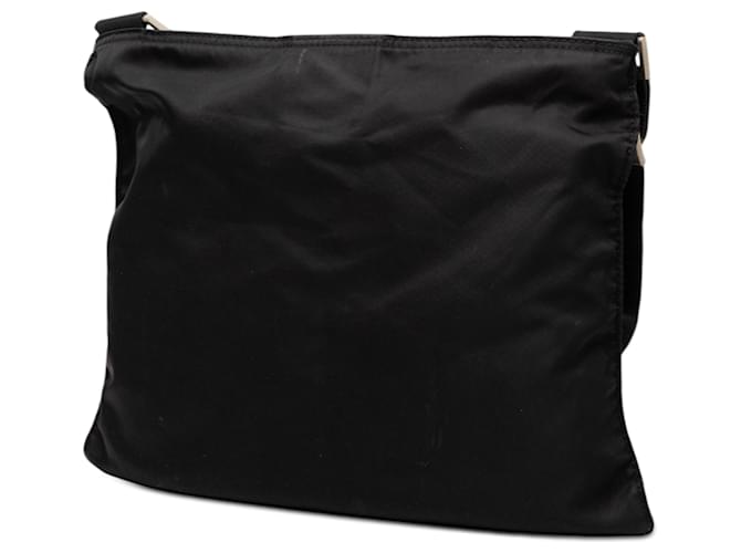 Borsa a tracolla Prada Tessuto nera con zip Nero - vista 2