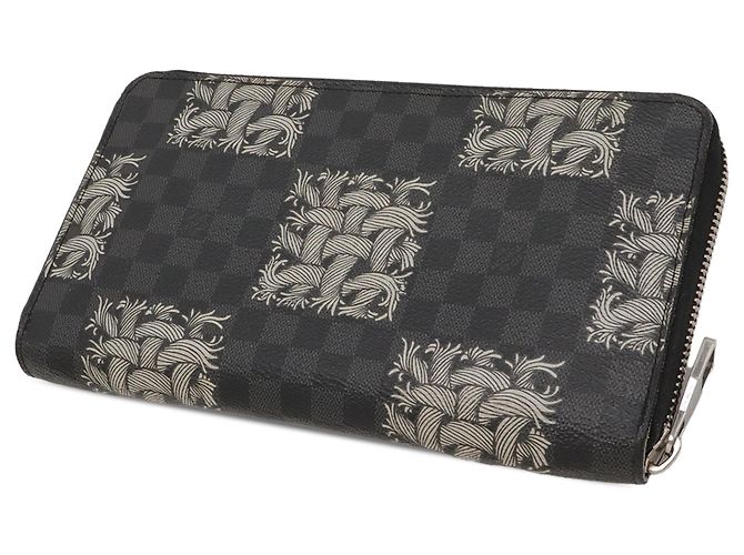 Portafoglio organizer lungo Louis Vuitton Christopher Nemeth Damier Graphite nero - vista 2