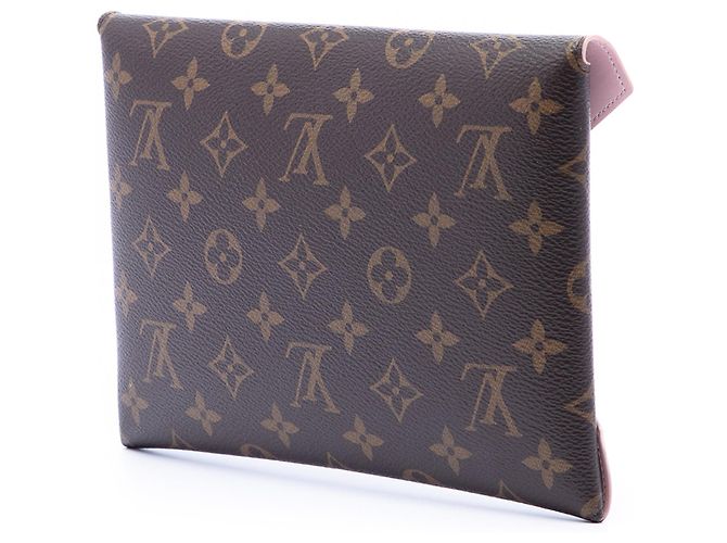 Clutch Louis Vuitton Monogram Pochette Kirigami GM marrone - vista 2