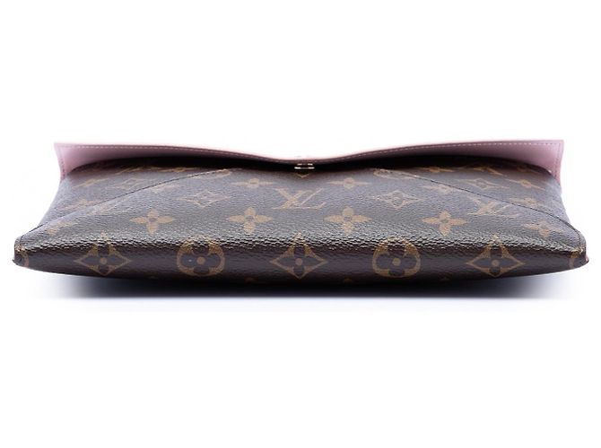 Clutch Louis Vuitton Monogram Pochette Kirigami GM marrone - vista 3