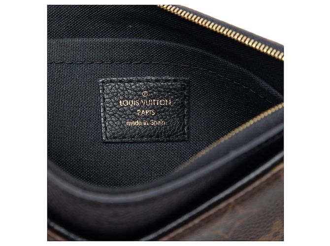 Clutch e borsa Louis Vuitton Monogram Pallas nera Nero - vista 5