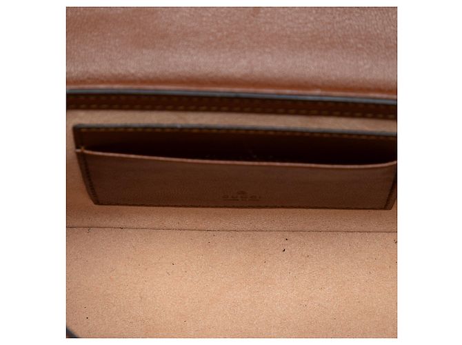 Borsa Gucci Mini GG Supreme Padlock beige - vista 4