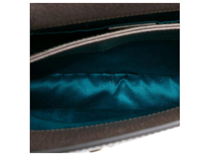 Borsa a Tracolla Gucci Small GG Supreme Web Ophidia Chain Beige - vista 4