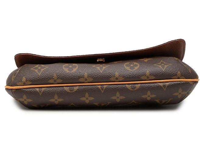 Borsa a tracolla Louis Vuitton Monogram Musette Tango con tracolla corta marrone - vista 3