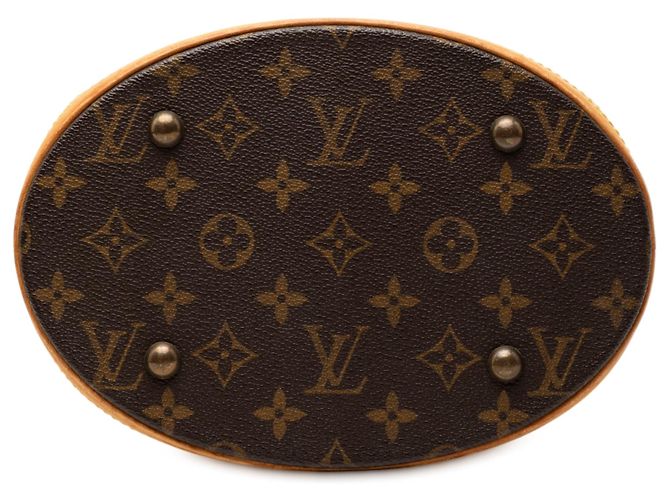 Petit Bucket Louis Vuitton Monogram marrón Castaño - vista 3