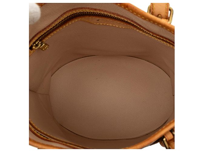 Petit Bucket Louis Vuitton Monogram marrón Castaño - vista 4