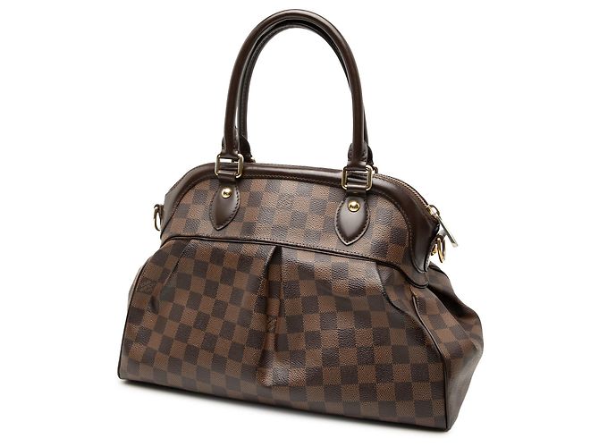 Borsa Louis Vuitton Damier Ebene Trevi PM marrone - vista 2