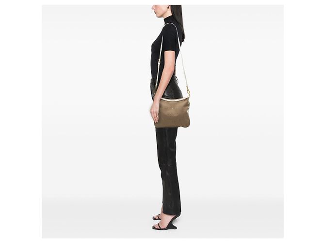 Bolso bandolera Prada Canvas Canapa Logo color Tan Camello - vista 6